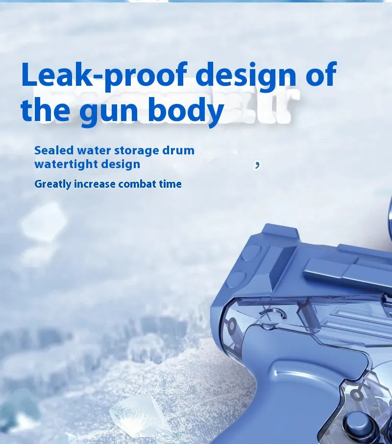 π§ Ice Mouse Electric Water Gun β Pulse Blaster with USB Charging & Light Sho