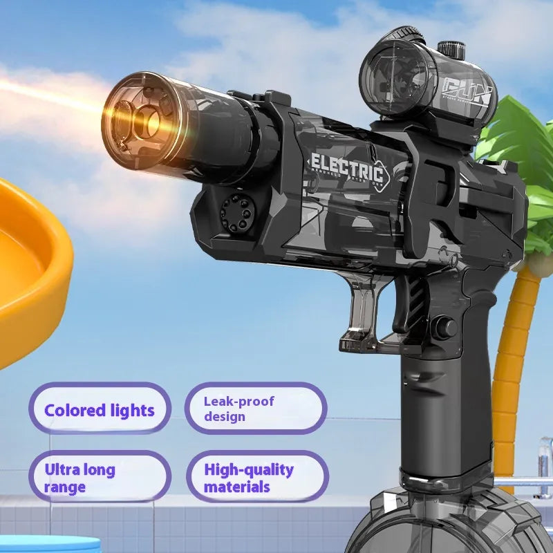 π§ Ice Mouse Electric Water Gun β Pulse Blaster with USB Charging & Light Sho