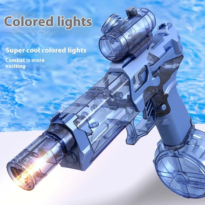 π§ Ice Mouse Electric Water Gun β Pulse Blaster with USB Charging & Light Sho