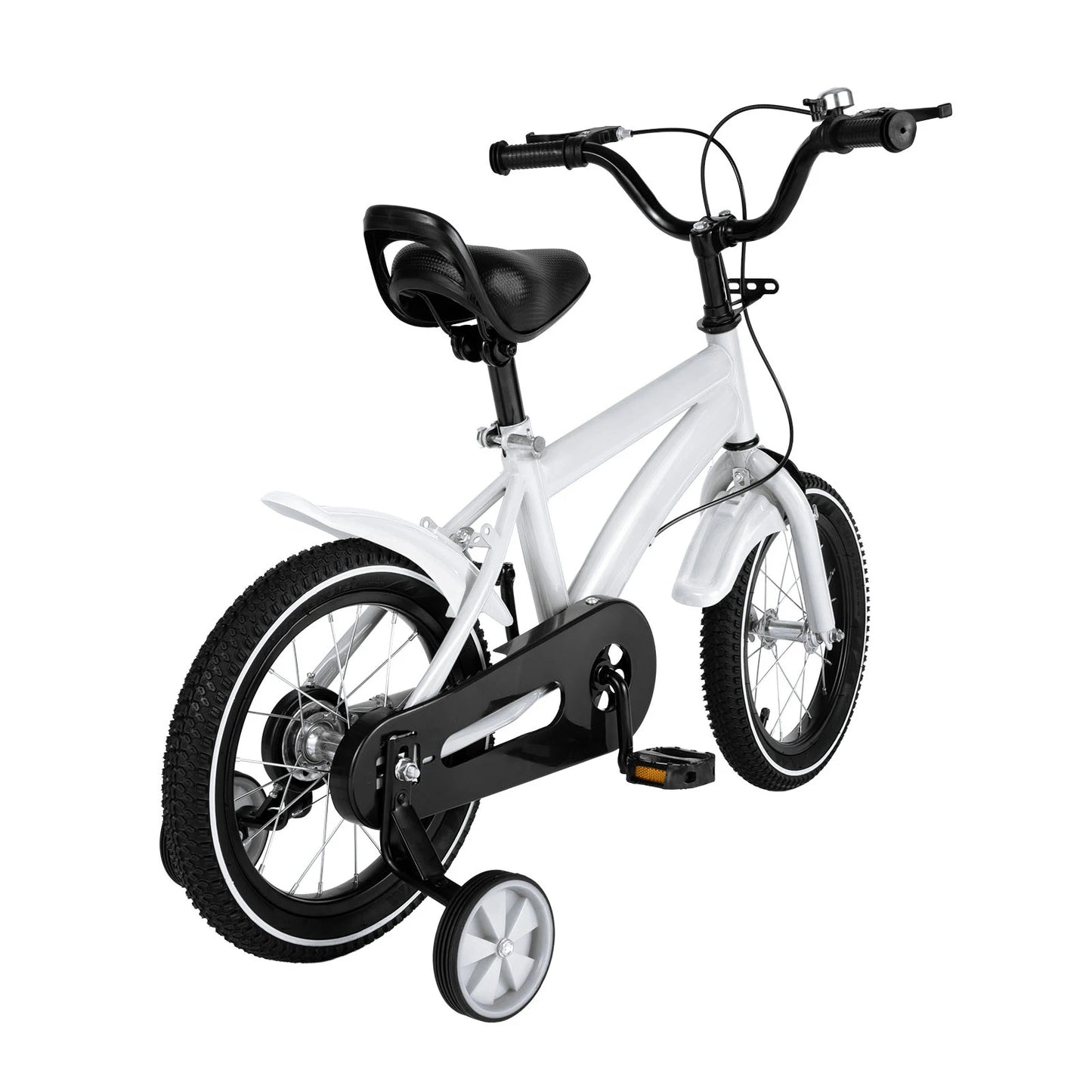 🚴 14-Inch Kids Bike with Training Wheels – Adjustable Seat, Dual Brakes, 2–4 Years, 50kg Capacity