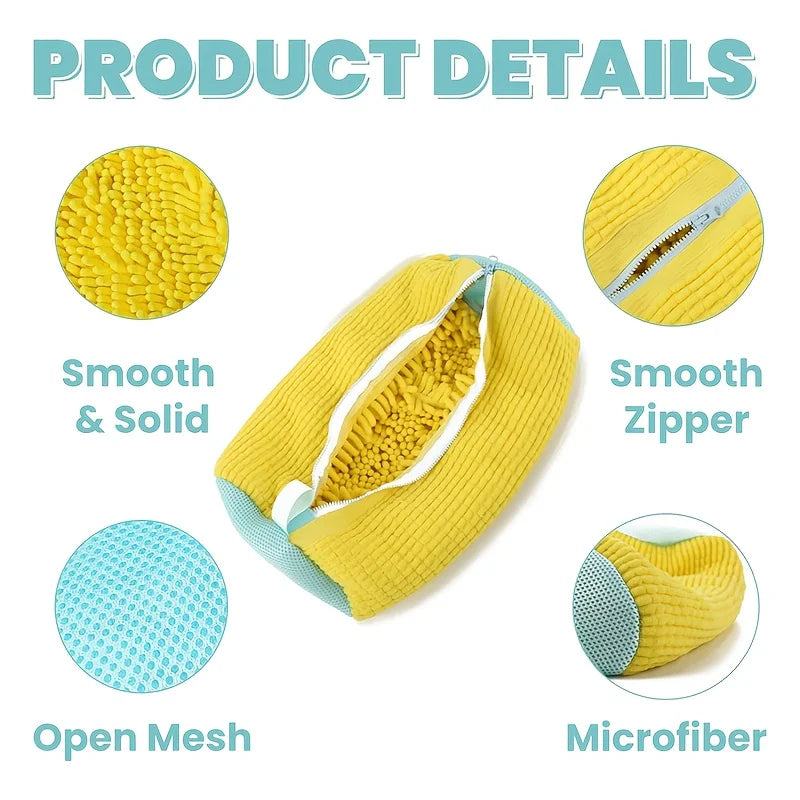 Durable Mesh Shoe Wash Bag with Zipper
