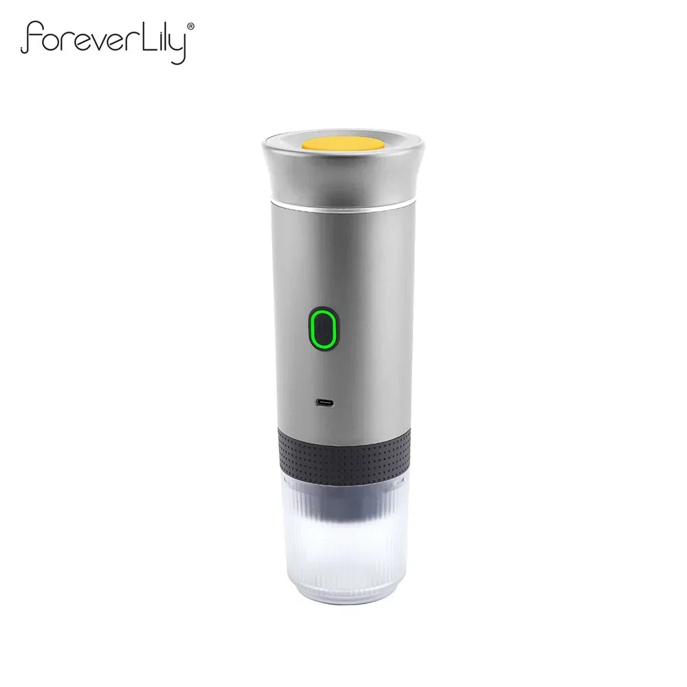 Portable Espresso Coffee Maker – 3-in-1 Capsule and Ground Coffee | Wireless, High Pressure, Travel-Friendly