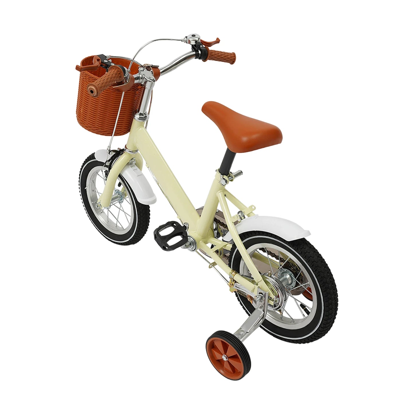 π² 12-Inch Kids Bike with Basket and Training Wheels β Adjustable Seat, Dual Brakes (Ages 2β4)