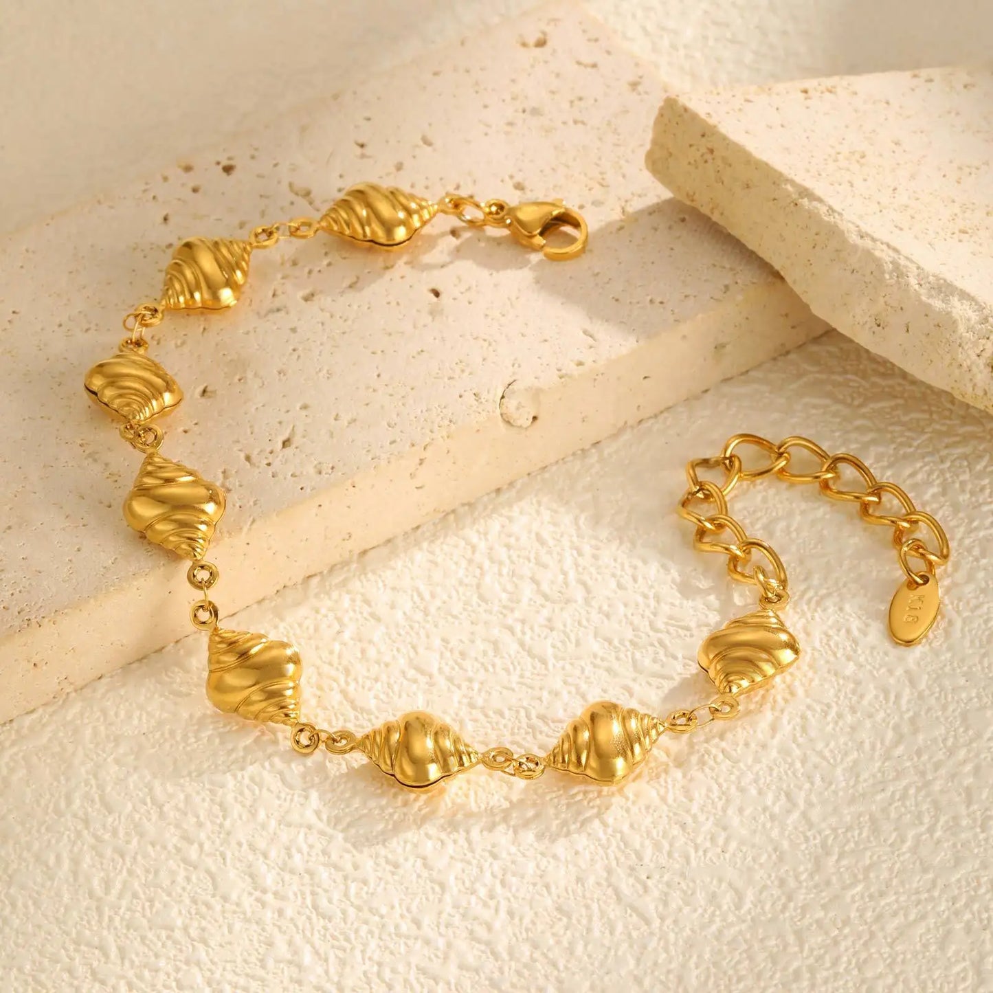 🌊 VNOX Luxury Sea-Inspired Bracelet – Elegant Stainless Steel Design