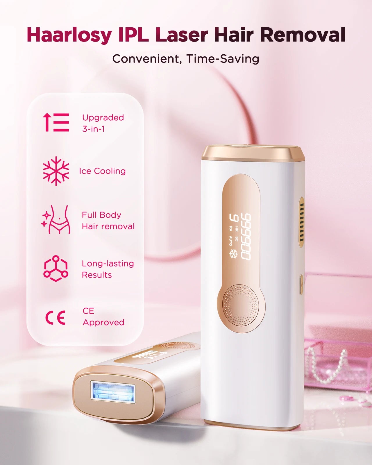 πAt-Home IPL Laser Hair Removal Handset β Safe, Painless & Long-Lasting Results