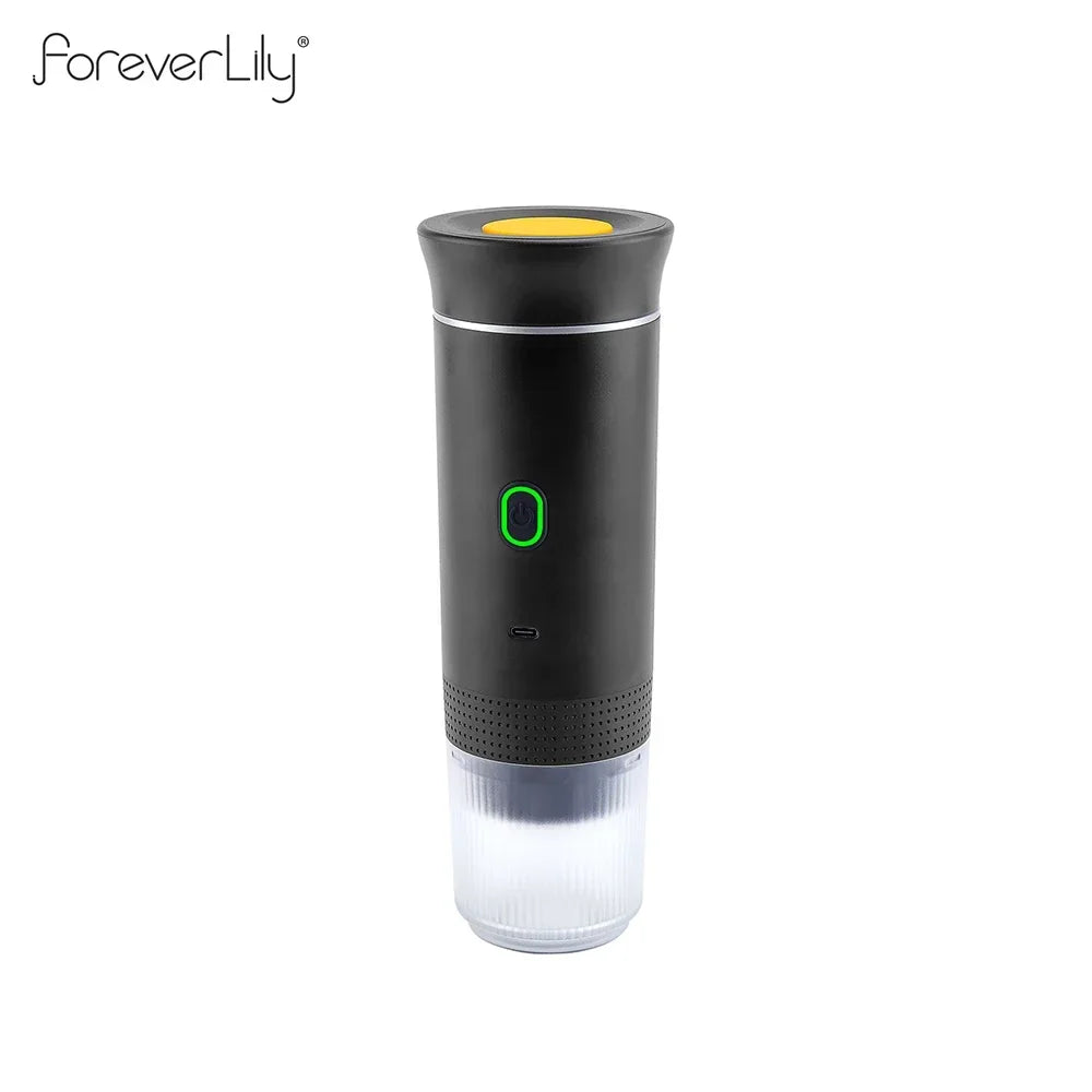 Portable Espresso Coffee Maker – 3-in-1 Capsule and Ground Coffee | Wireless, High Pressure, Travel-Friendly