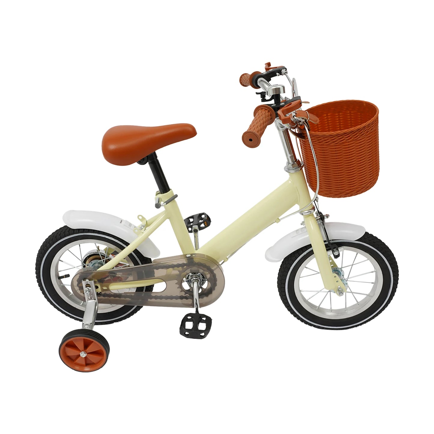 π² 12-Inch Kids Bike with Basket and Training Wheels β Adjustable Seat, Dual Brakes (Ages 2β4)
