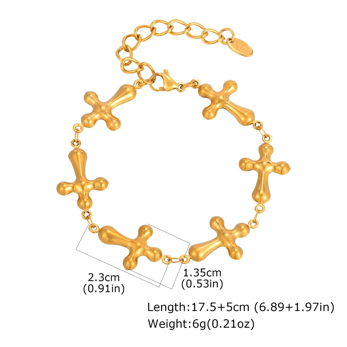 🌊 VNOX Luxury Sea-Inspired Bracelet – Elegant Stainless Steel Design