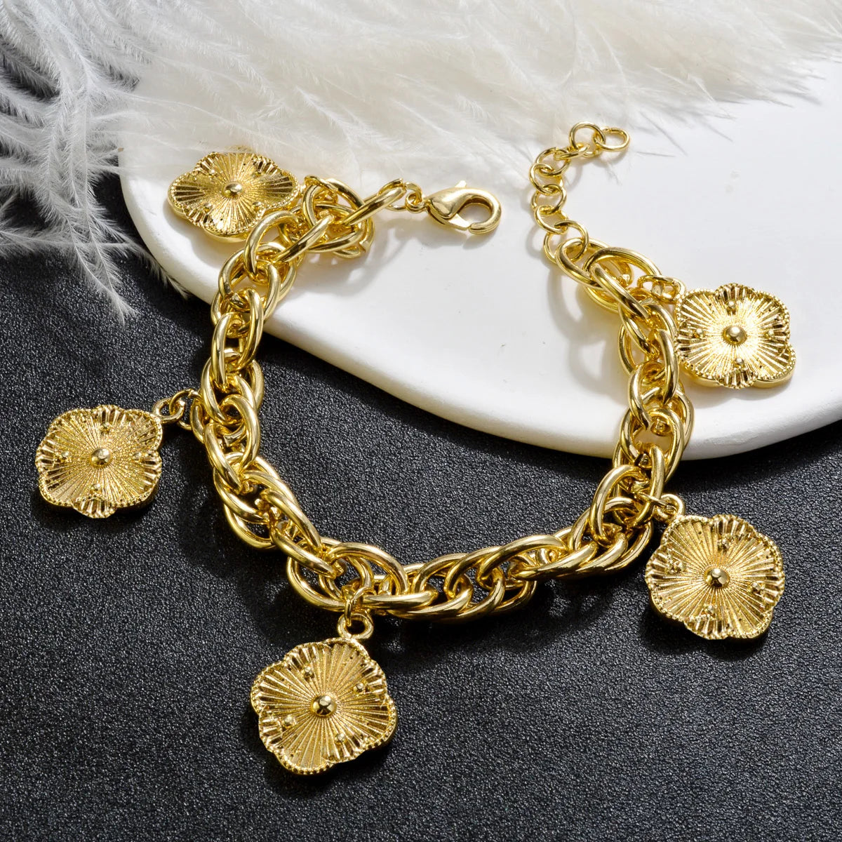 Luxury Stainless Steel Charm Bracelet β Elegant Jewelry Butterfly