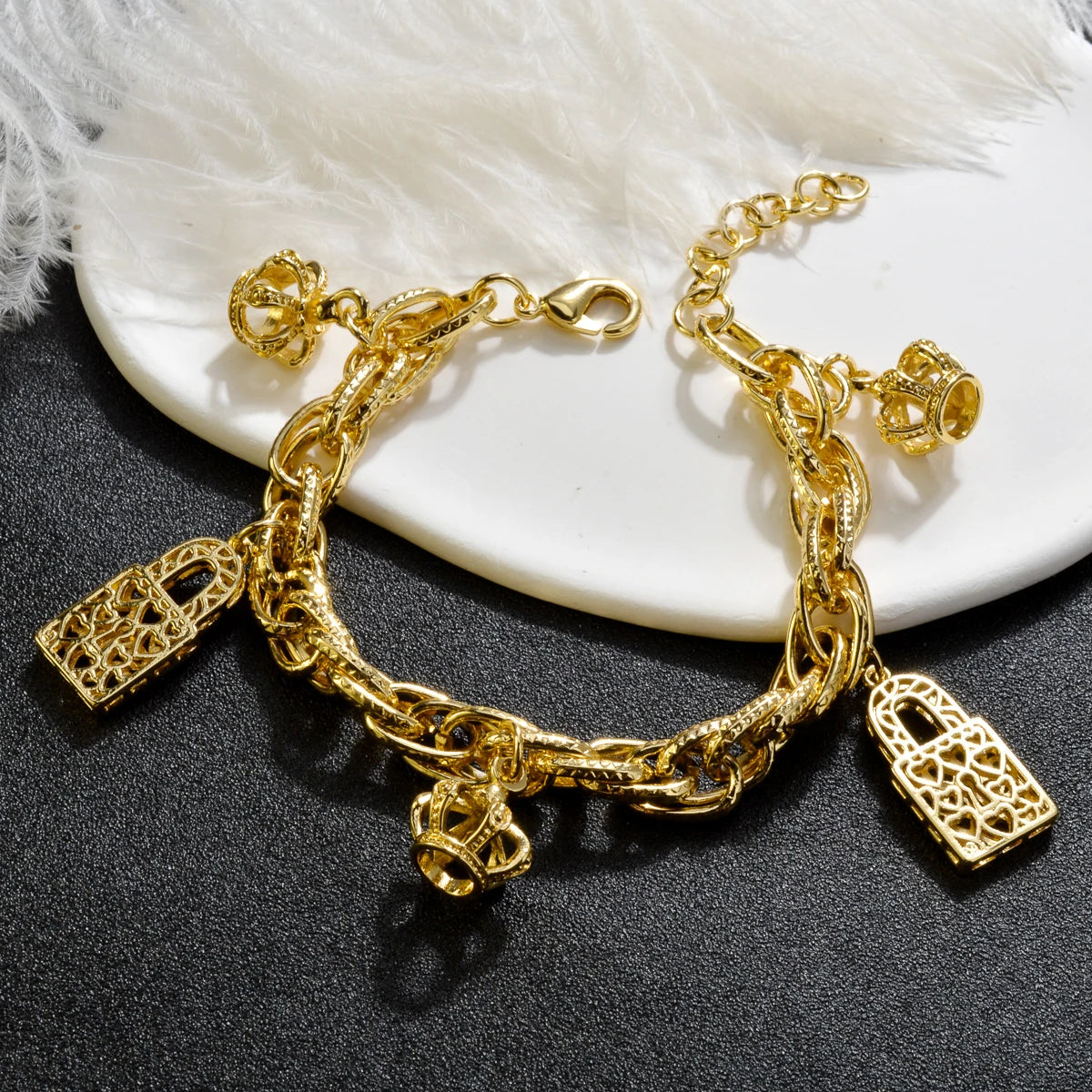 Luxury Stainless Steel Charm Bracelet β Elegant Jewelry Butterfly