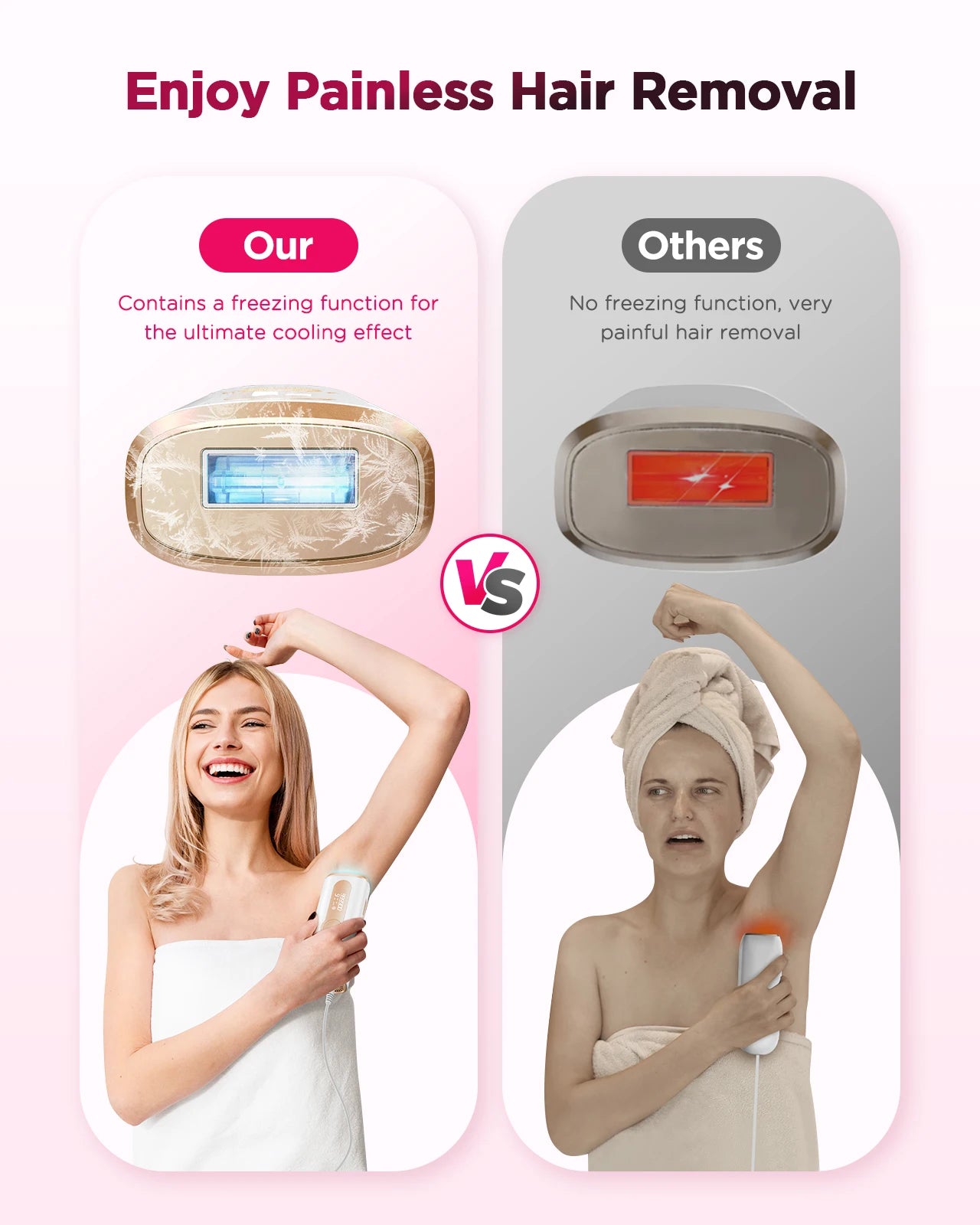 πAt-Home IPL Laser Hair Removal Handset β Safe, Painless & Long-Lasting Results