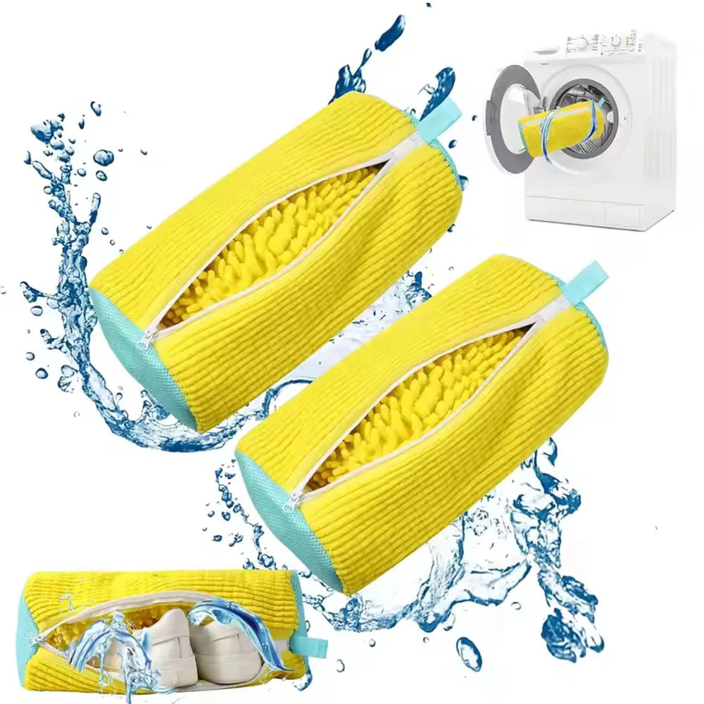 Durable Mesh Shoe Wash Bag with Zipper