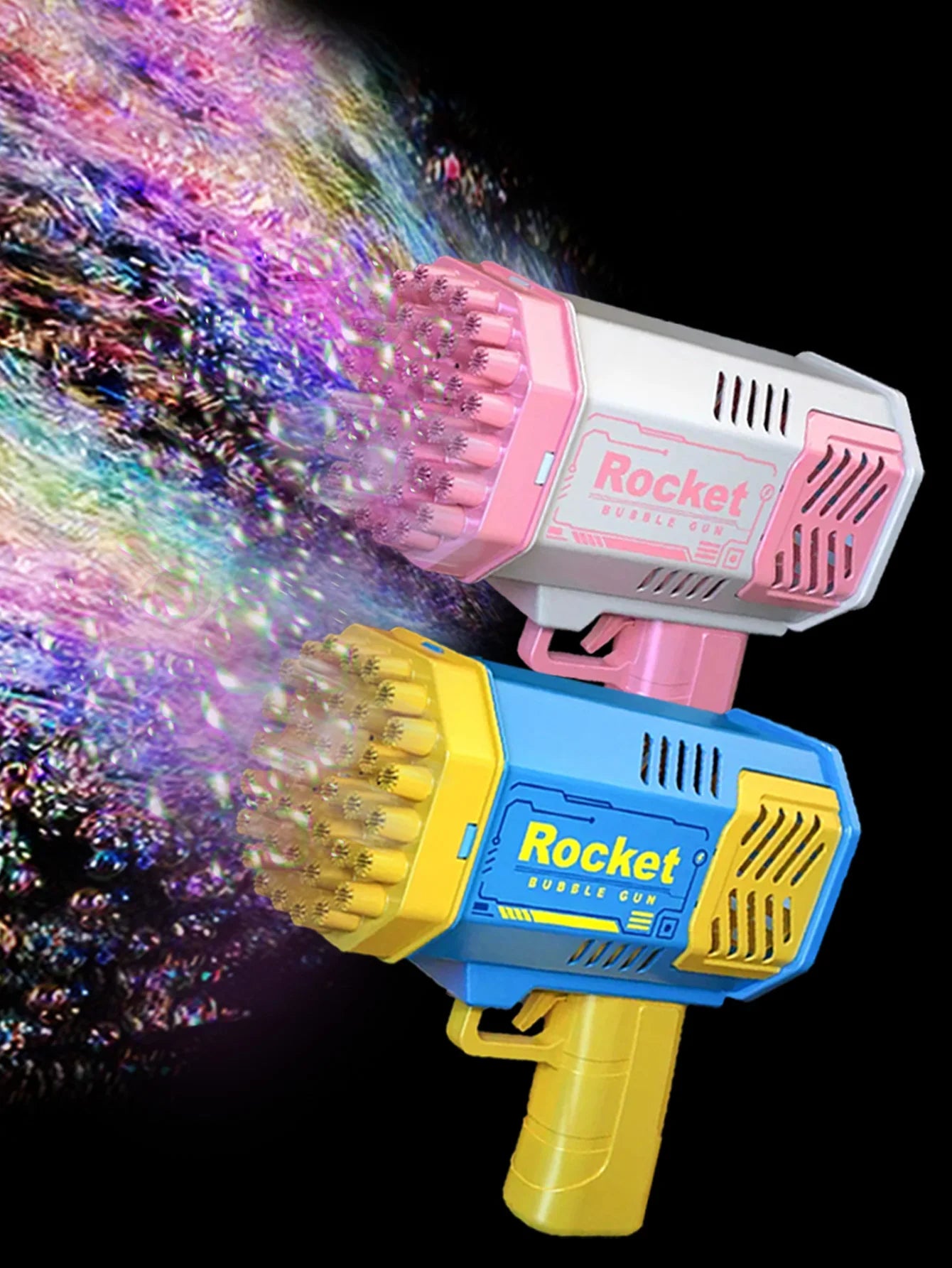 40-Hole Fully Automatic Outdoor Bubble Machine – Light & Fun Without Batteries!
