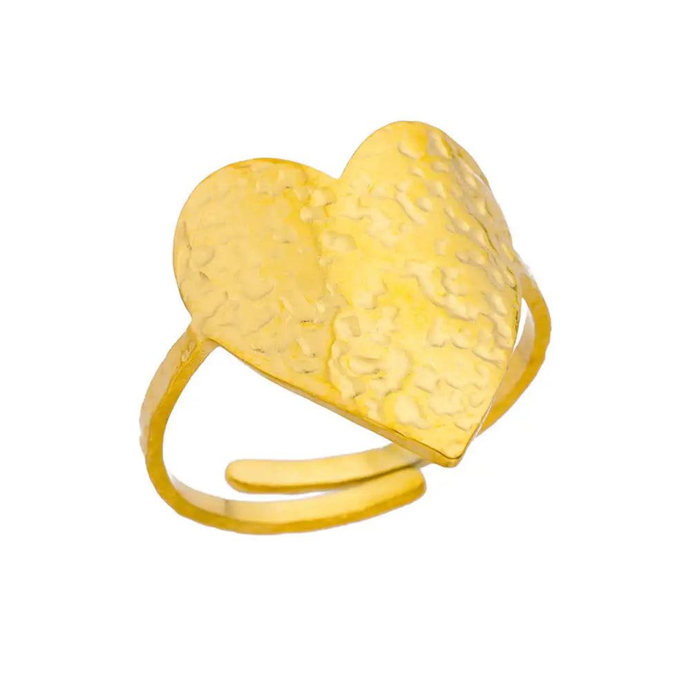 ✨ Gold Ring – 18K Gold Plated Stainless Steel Couple Band-3