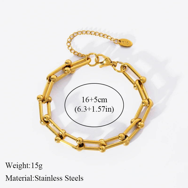 🌿 Tree of Grace – 18K Gold Plated Stainless Steel Life Bracelet-2