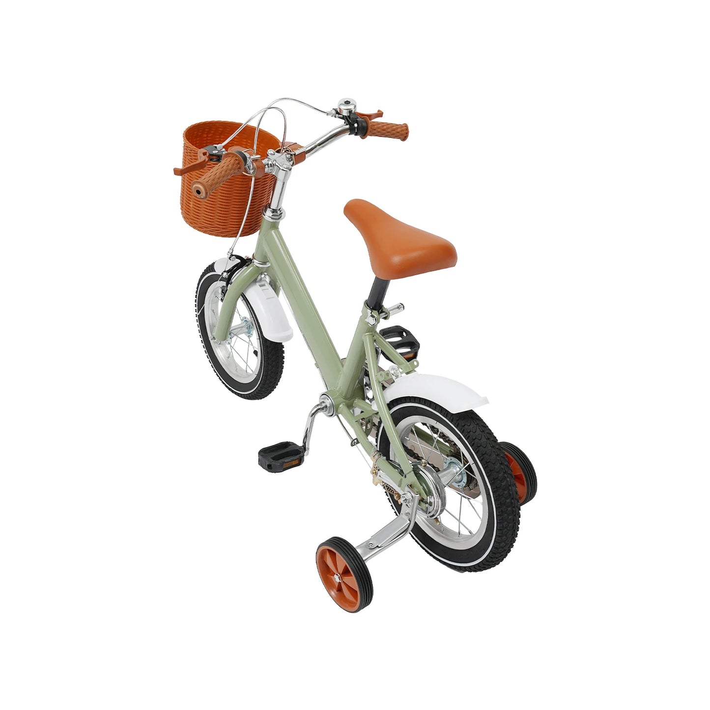 π² 12-Inch Kids Bike with Basket and Training Wheels β Adjustable Seat, Dual Brakes (Ages 2β4)