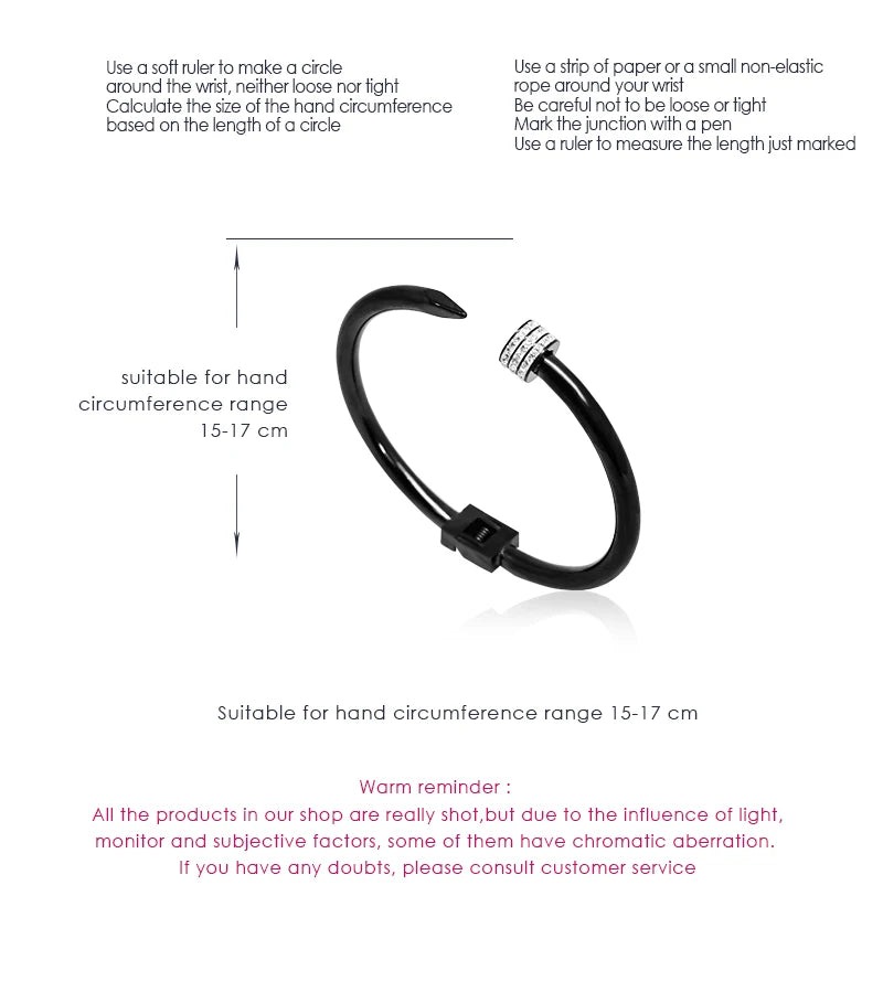 π« MOONLIGHT Classic Nail Open Cuff Bracelet β 18K Gold Plated Stainless Steel Bangle for Women