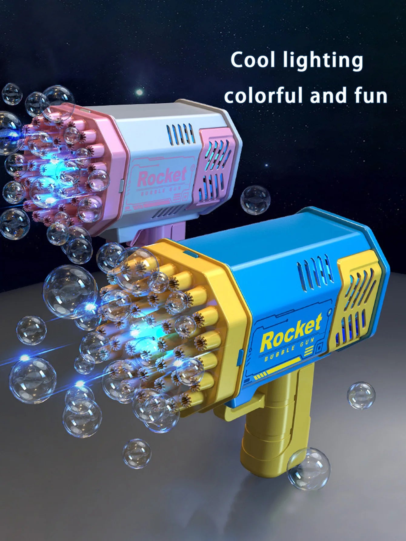 40-Hole Fully Automatic Outdoor Bubble Machine – Light & Fun Without Batteries!