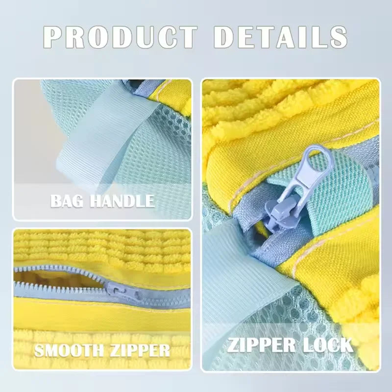 Durable Mesh Shoe Wash Bag with Zipper