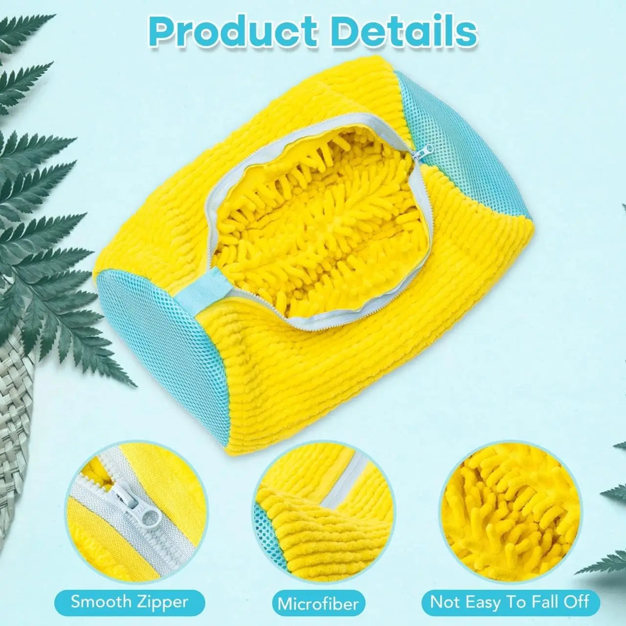 Durable Mesh Shoe Wash Bag with Zipper