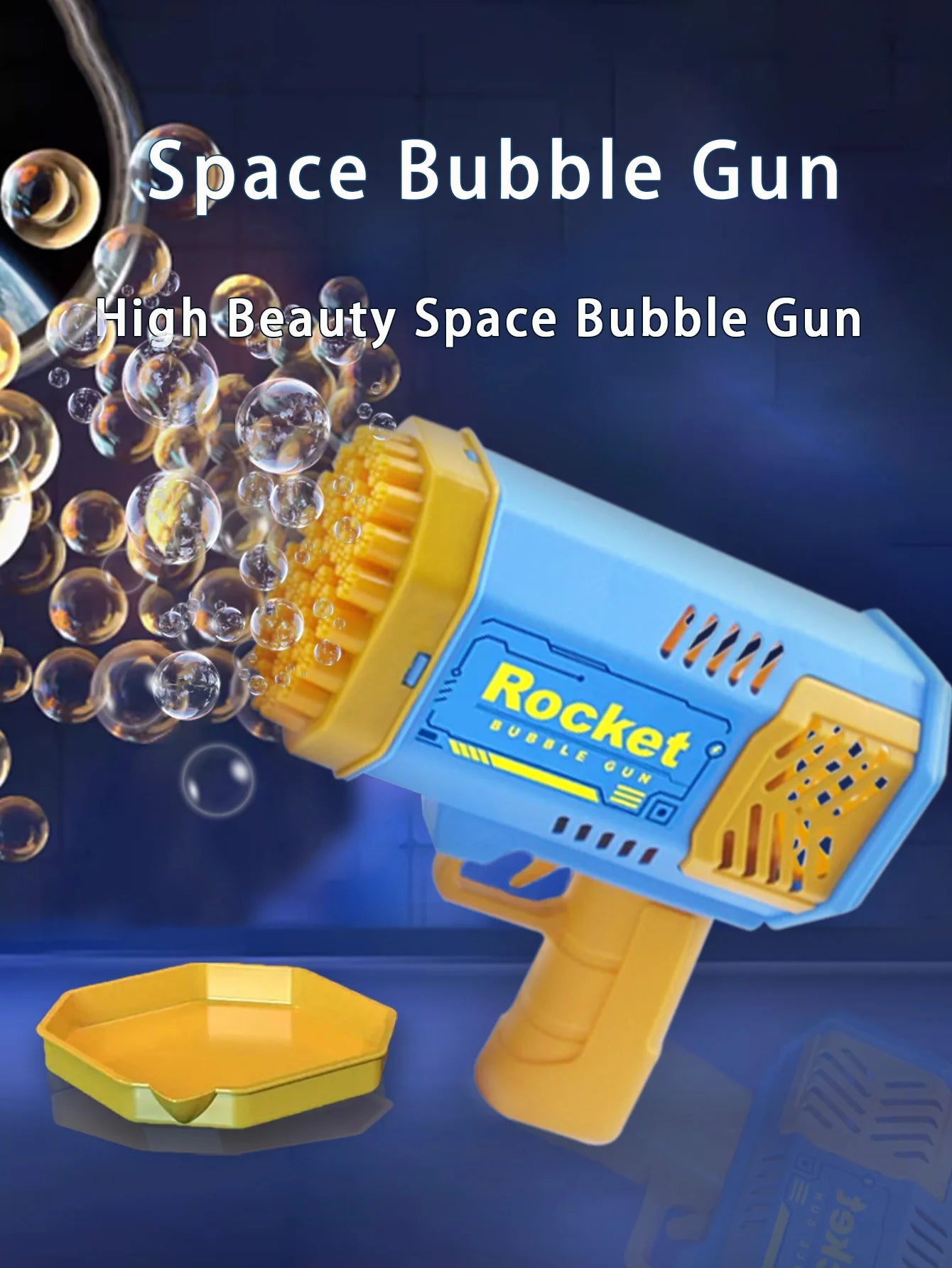 40-Hole Fully Automatic Outdoor Bubble Machine – Light & Fun Without Batteries!