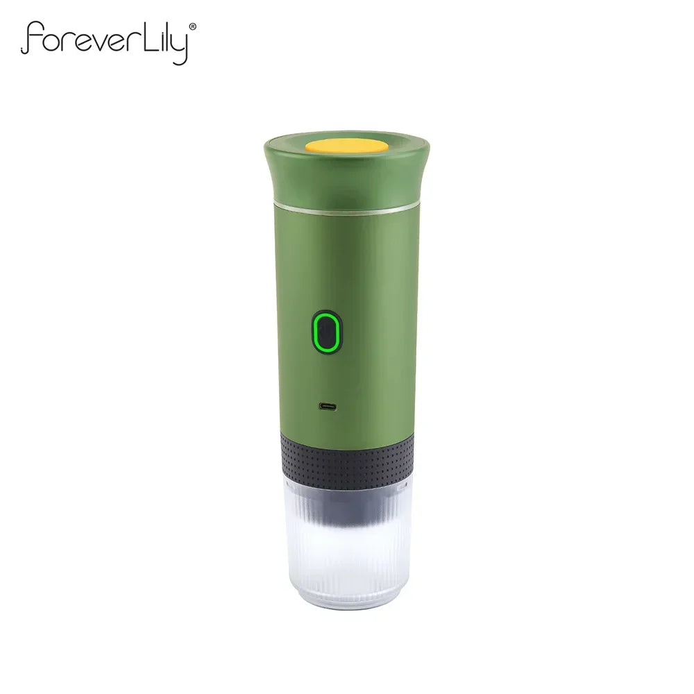 Portable Espresso Coffee Maker – 3-in-1 Capsule and Ground Coffee | Wireless, High Pressure, Travel-Friendly