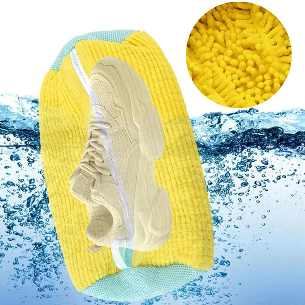 Durable Mesh Shoe Wash Bag with Zipper
