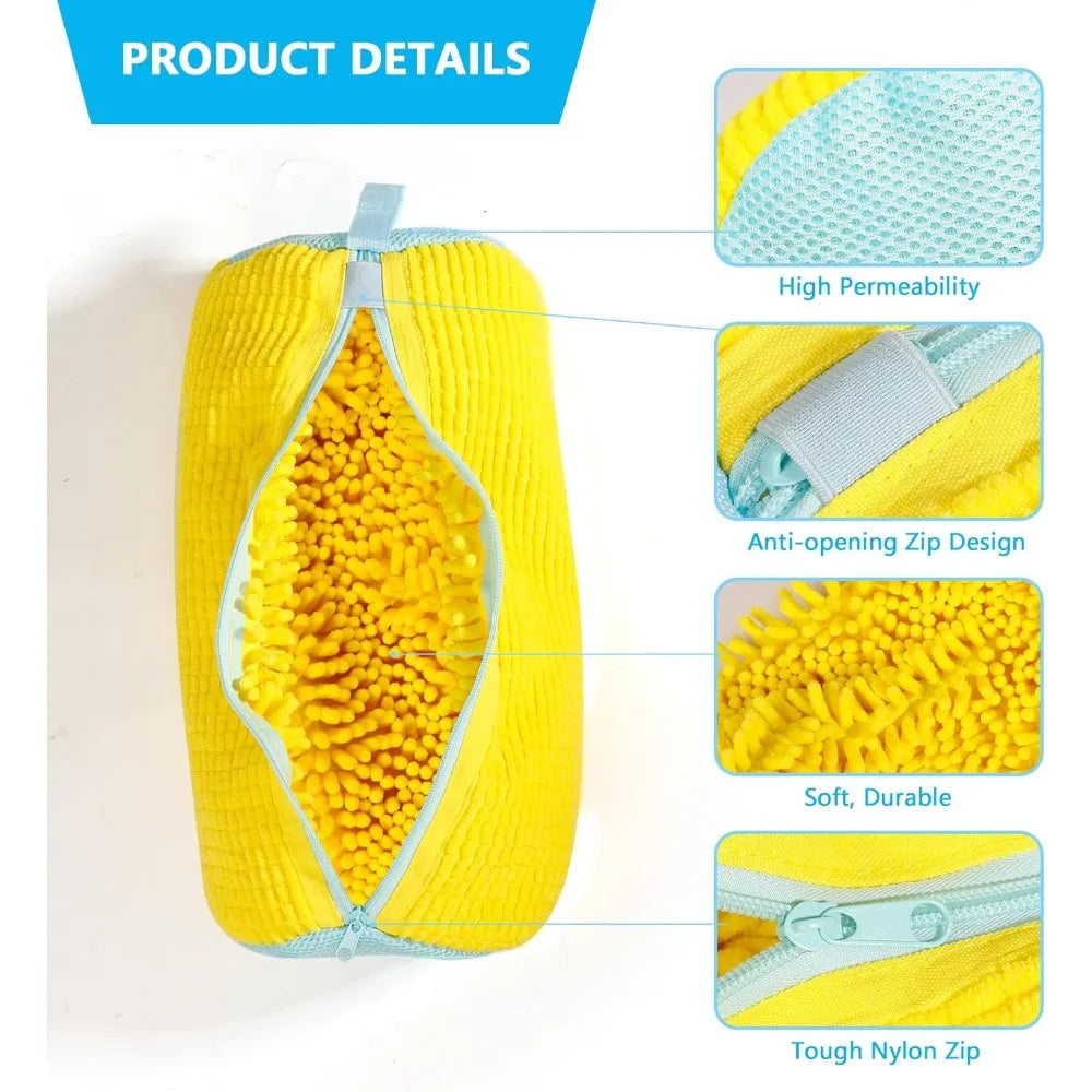 Durable Mesh Shoe Wash Bag with Zipper