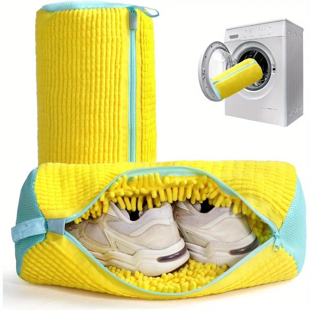 Durable Mesh Shoe Wash Bag with Zipper
