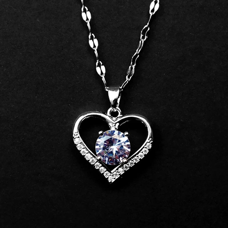 π Romantic Heart β Gold Stainless Steel Heart Necklace
