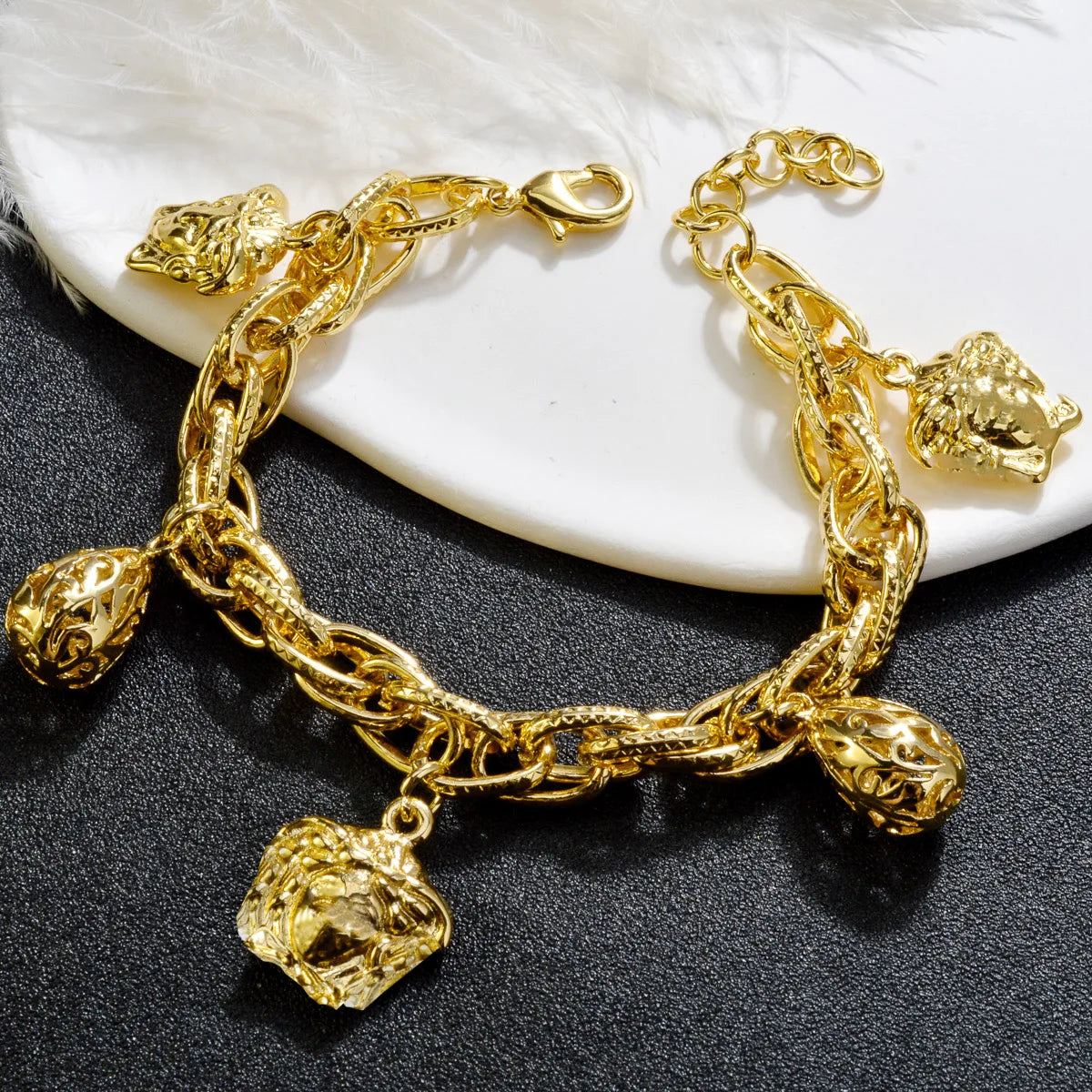 Luxury Stainless Steel Charm Bracelet β Elegant Jewelry Butterfly