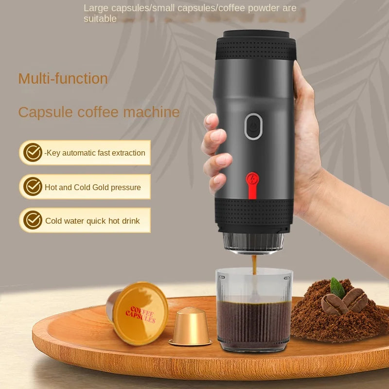 Tragbare vollautomatische Espresso-Kapsel-Kaffeemaschine
