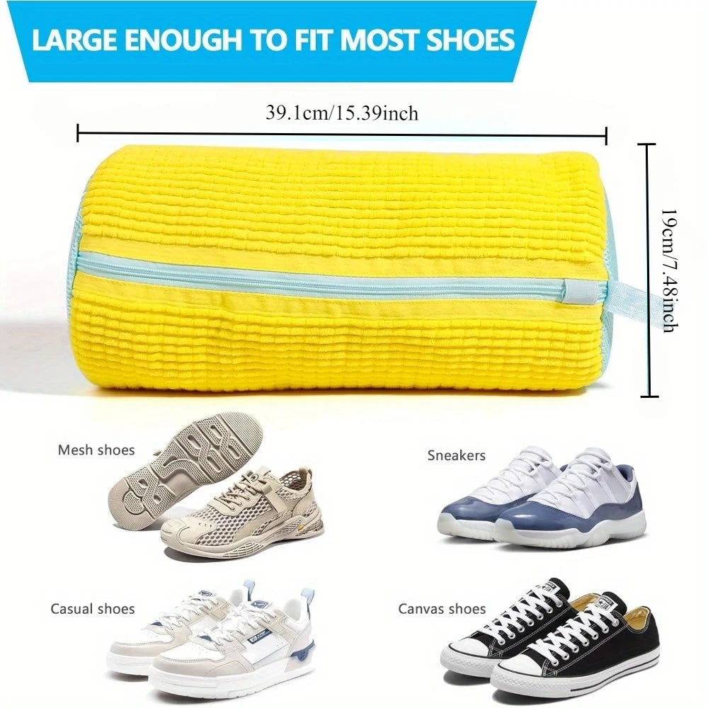 Durable Mesh Shoe Wash Bag with Zipper