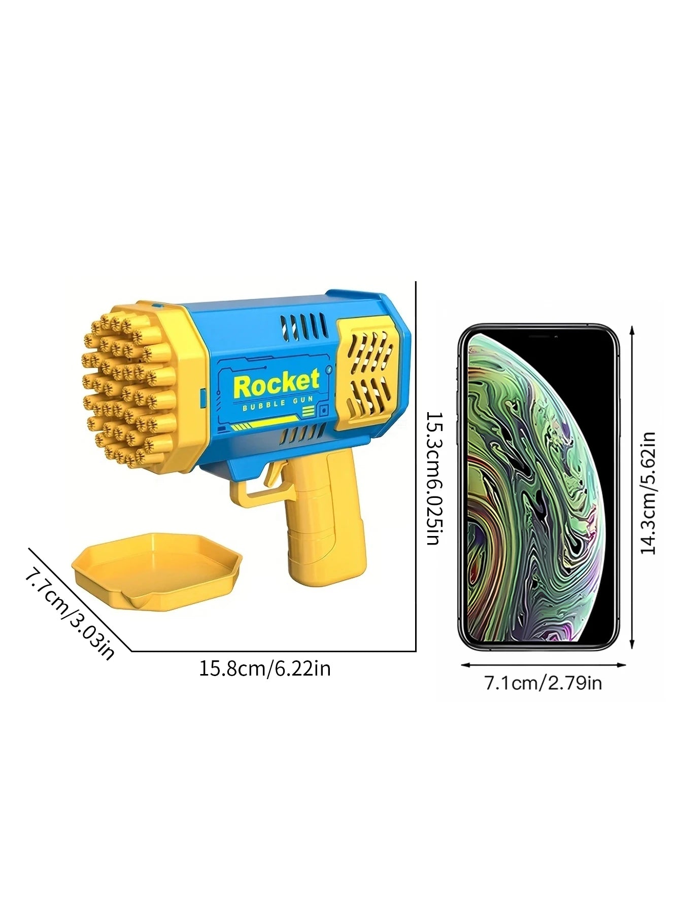 40-Hole Fully Automatic Outdoor Bubble Machine – Light & Fun Without Batteries!