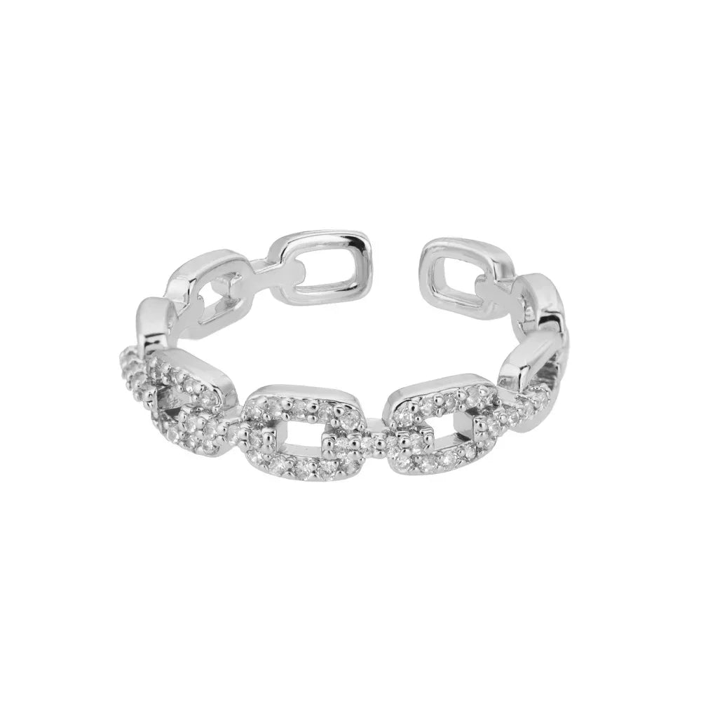 💍 Aesthetic Gold Heart – Stainless Steel Waterproof Ring-3