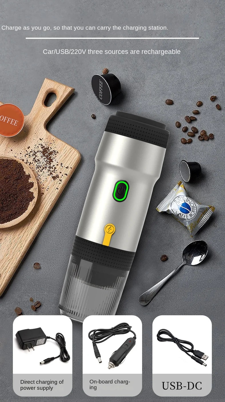 Tragbare vollautomatische Espresso-Kapsel-Kaffeemaschine