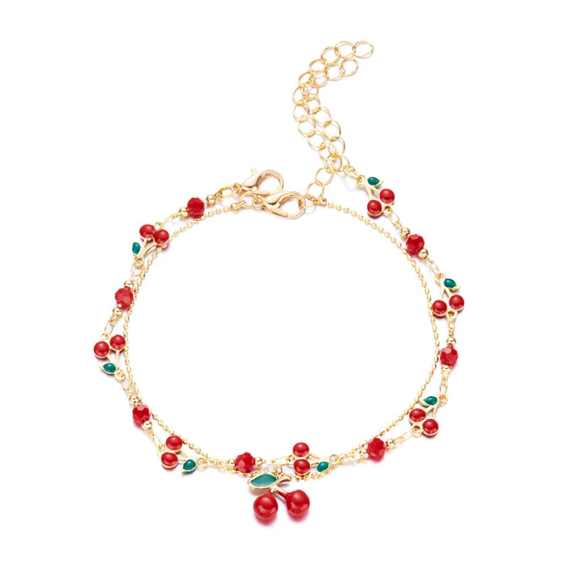 π Sweet Cherry Bracelet / Necklace/Anklet