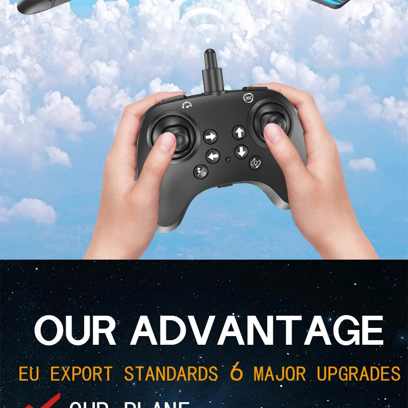 🛩️ ZHENDUO Glider Flying RC Jet Plane – 2.4G 4CH Stunt Remote Control Foam Aircraft Toy with LED Lights