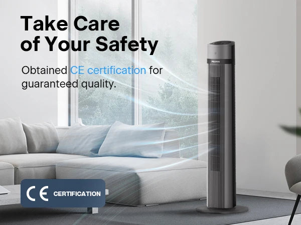 ❄️ PELONIS Ultra-Quiet Oscillating Tower Fan – Efficient, Sleek, Smart