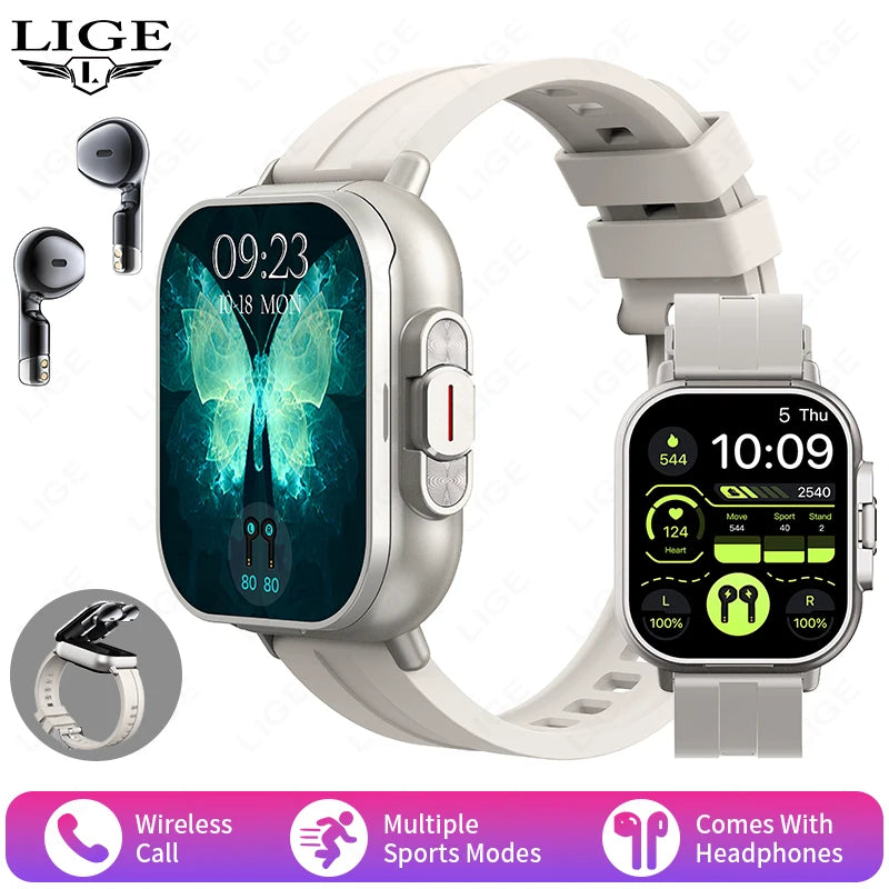 ⌚ Smartwatch + kabellose Ohrhörer – 2-in-1-Fitness- und Lifestyle-Begleiter