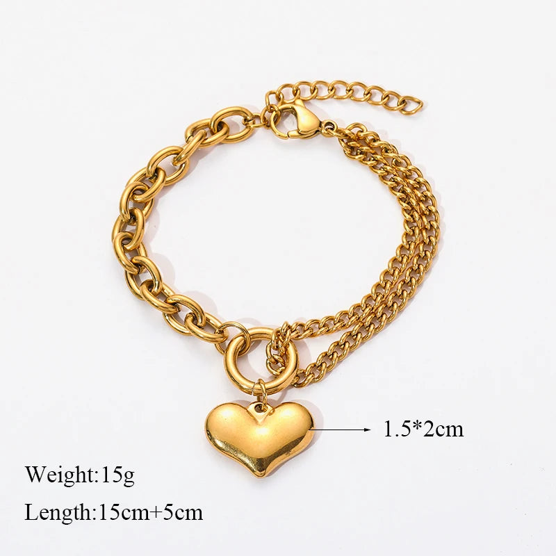 🌿 Tree of Grace – 18K Gold Plated Stainless Steel Life Bracelet-2