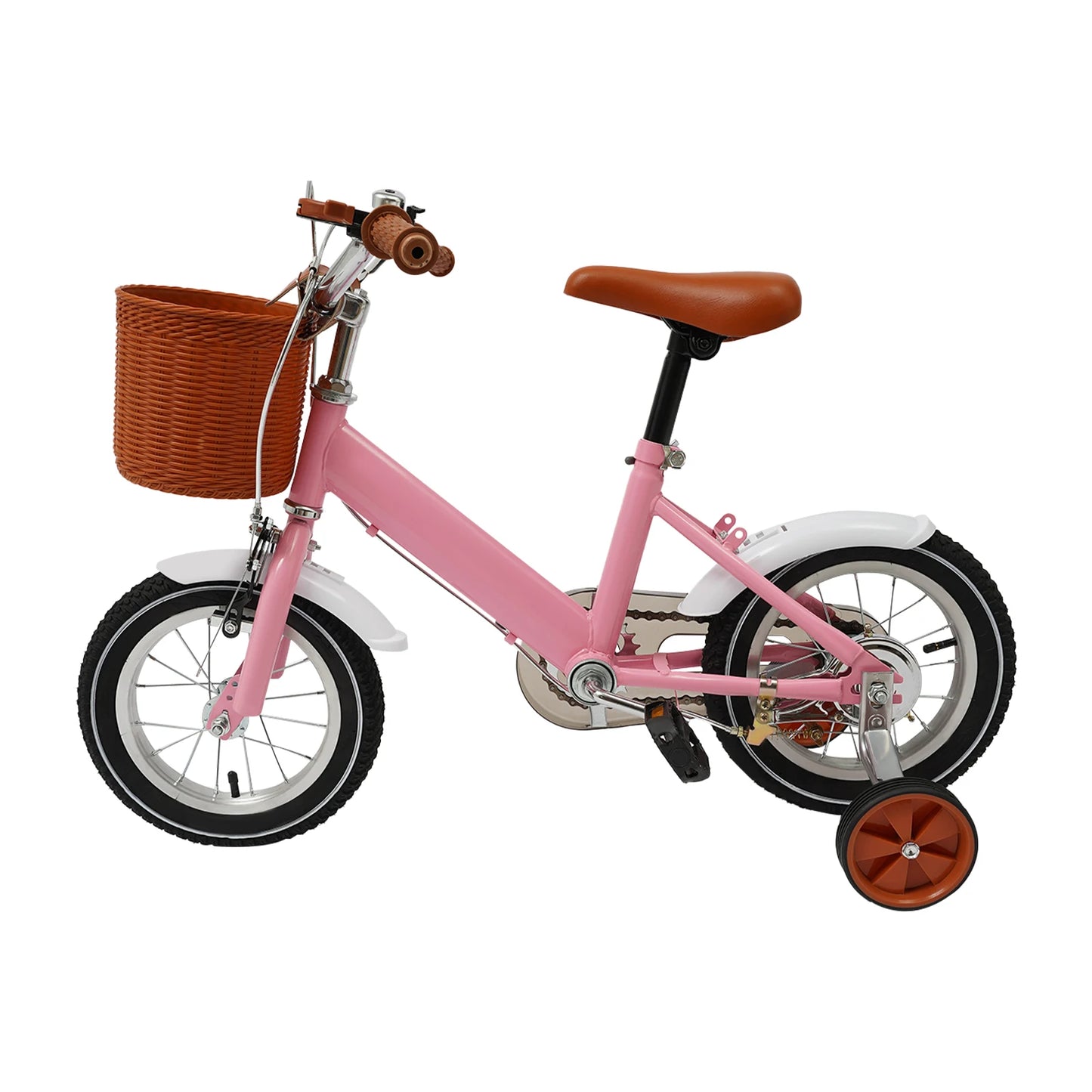 π² 12-Inch Kids Bike with Basket and Training Wheels β Adjustable Seat, Dual Brakes (Ages 2β4)