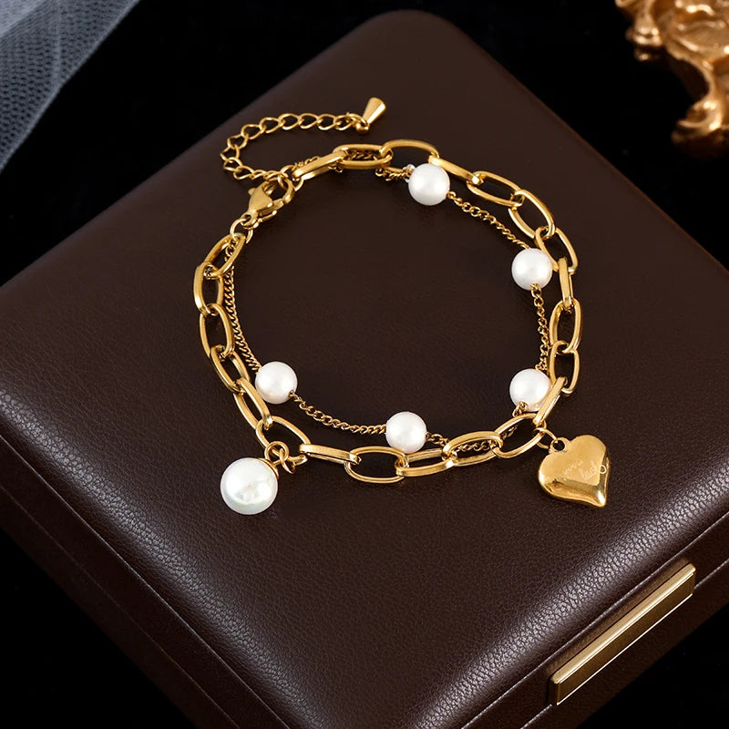 🌿 Tree of Grace – 18K Gold Plated Stainless Steel Life Bracelet