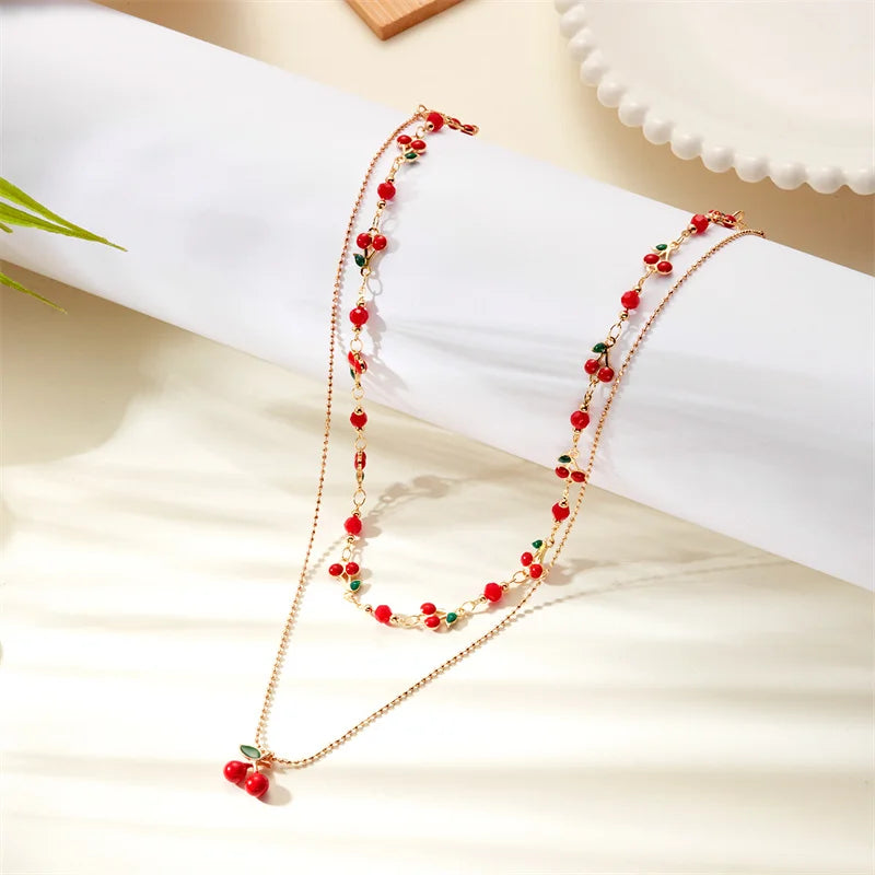 π Sweet Cherry Bracelet / Necklace/Anklet