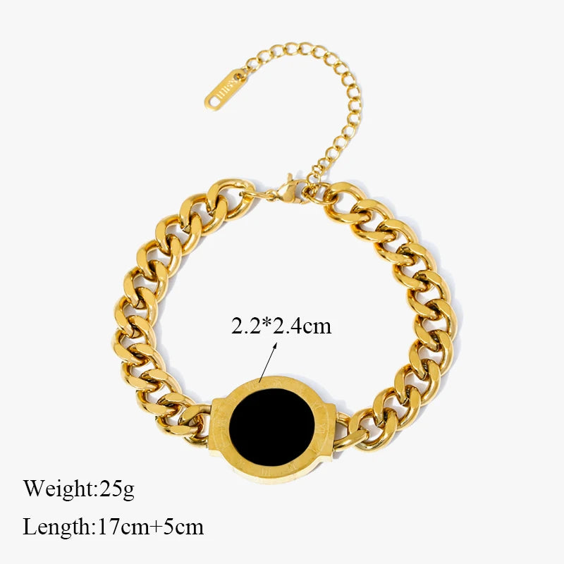 🌿 Tree of Grace – 18K Gold Plated Stainless Steel Life Bracelet-2