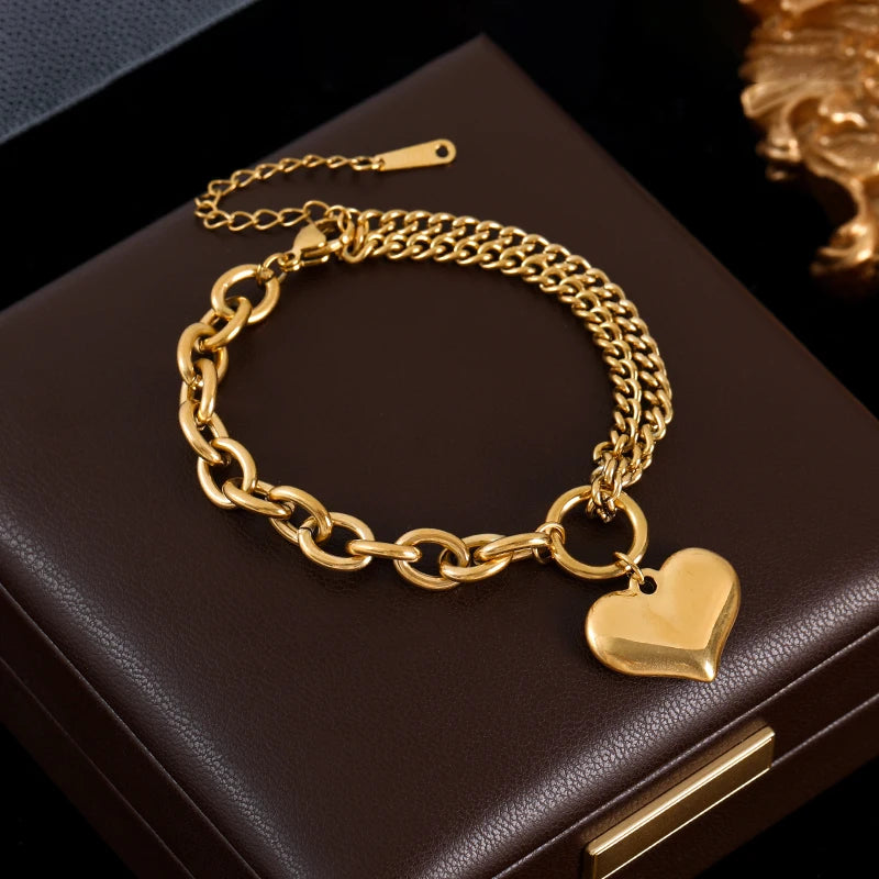 🌿 Tree of Grace – 18K Gold Plated Stainless Steel Life Bracelet-2