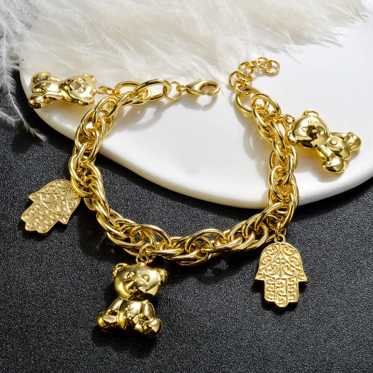 Luxury Stainless Steel Charm Bracelet β Elegant Jewelry Butterfly