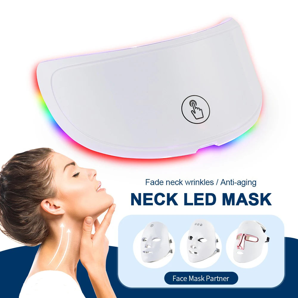 LED Light Therapy Mask Foreverlily- Wireless 7-Color – Skin Rejuvenation and Anti-Aging Face and Neck Care