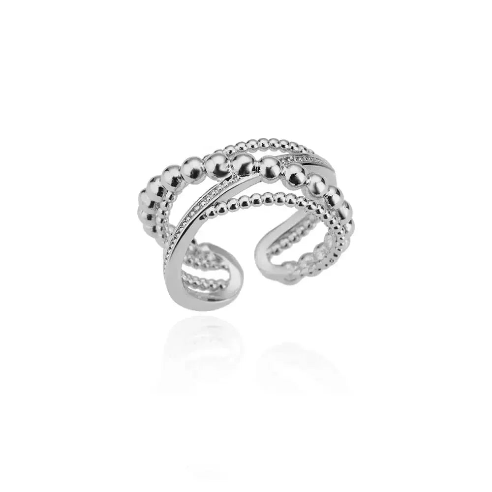 💍 Ästhetisches goldenes Herz – wasserdichter Edelstahlring-5