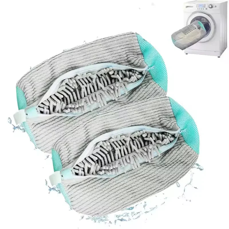 Durable Mesh Shoe Wash Bag with Zipper